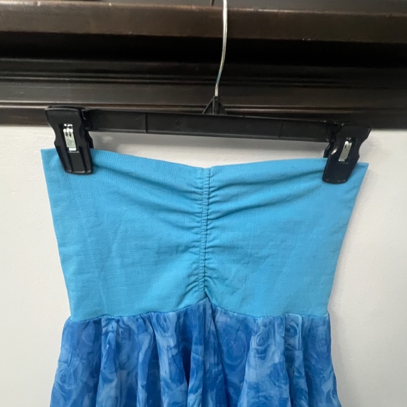 FORAVI NEW YORK WOMEN’S STRAPLESS TUBE TOP, SIZE SMALL, BLUE - Picture 3 of 4